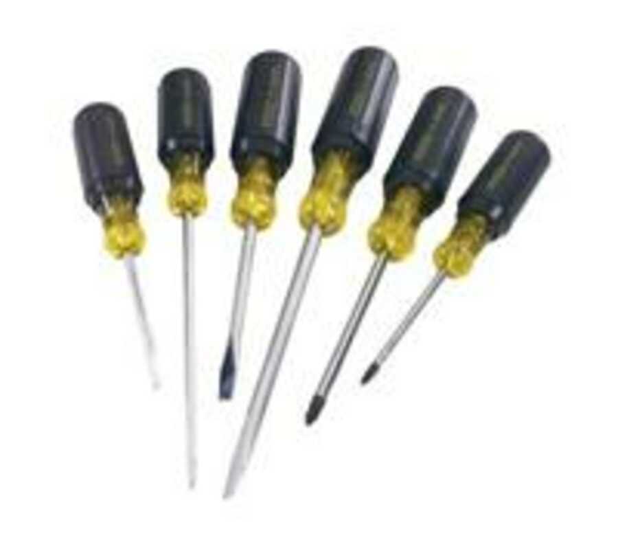 Stanley Proto Industrial Tools | 66-708 | Stanley Proto 8-Piece Screwdriver Set with Vinyl Grip Handles