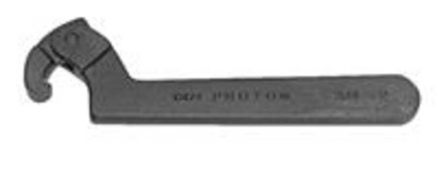 Adjustable Hook Spanner Wrench, 4-1/2 To 6-1/4 | J.H. Williams | 474A