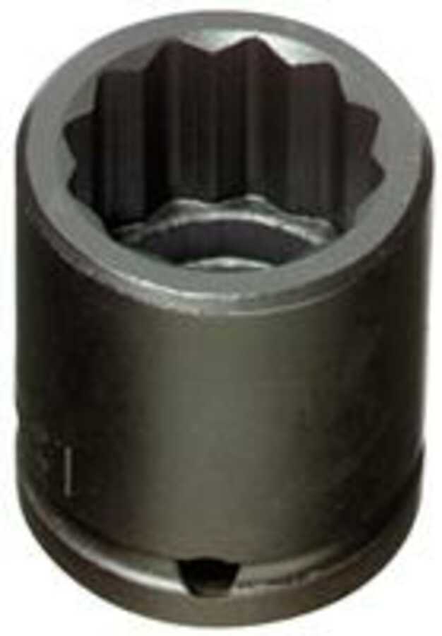 1/2" Drive 1-1/2" 12-Point Standard Length Impact Socket