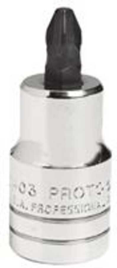 Stanley Proto Industrial Tools | J5403 | Stanley Proto 1/2" Drive No. 3 Phillips Screwdriver Bit