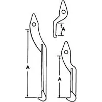 (image for) 4" Reach Reversible Jaw Puller Replacement Part