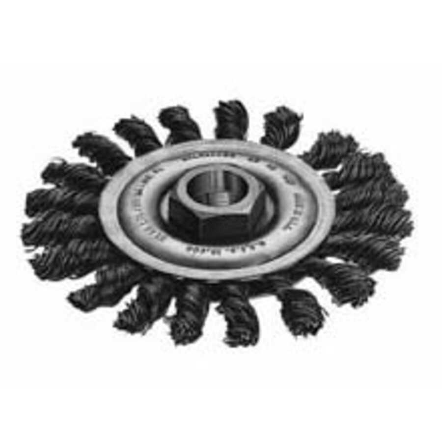 Cable Twist Knot Wheel 4 in.