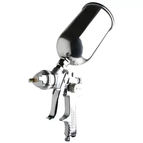 Gravity Feed Spray Gun with 1.7 mm Needle, Nozzle, and Cap