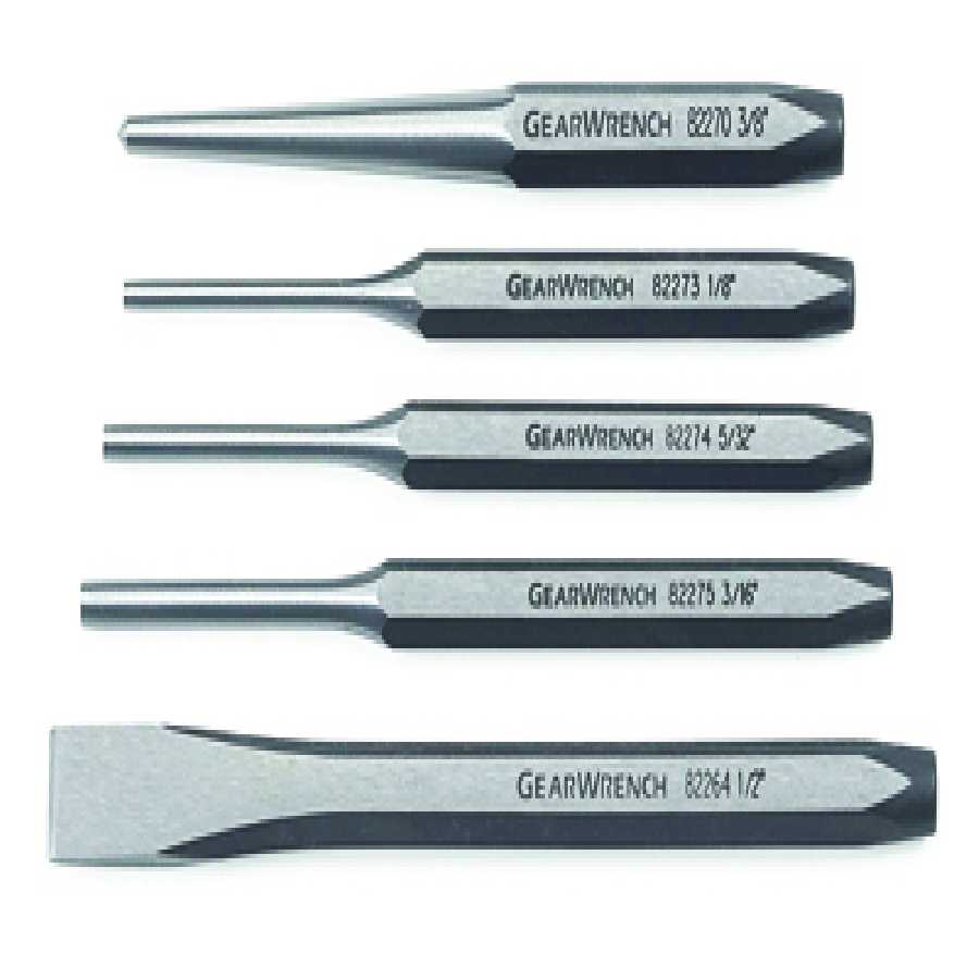 5 Pc. Punch and Chisel Set