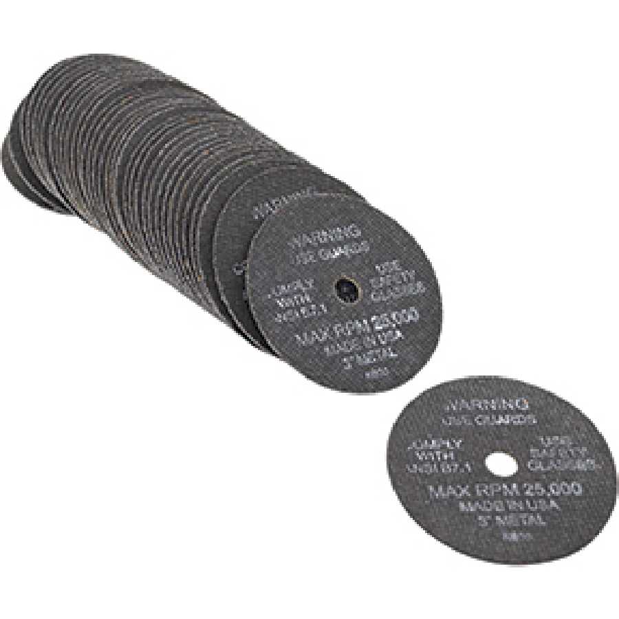 Cut-Off Wheels - 100/pk MADE IN USA In Plastic Bin