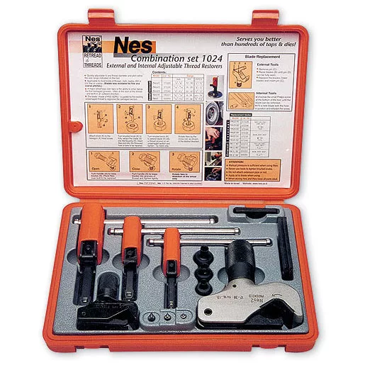 c. Combination Thread Repair Set - External 4-38mm, 5/32- 1