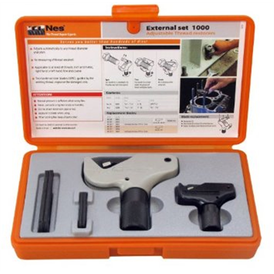 Fastener External Thread Repair Kit 4-38mm 5/32 to 1-1/2 In for