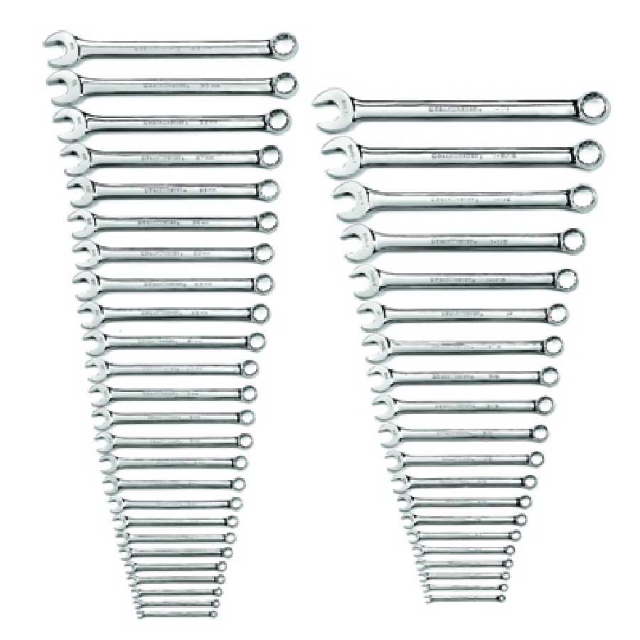 Fractional SAE Metric Long Pattern Combination Non-Ratcheting Wr