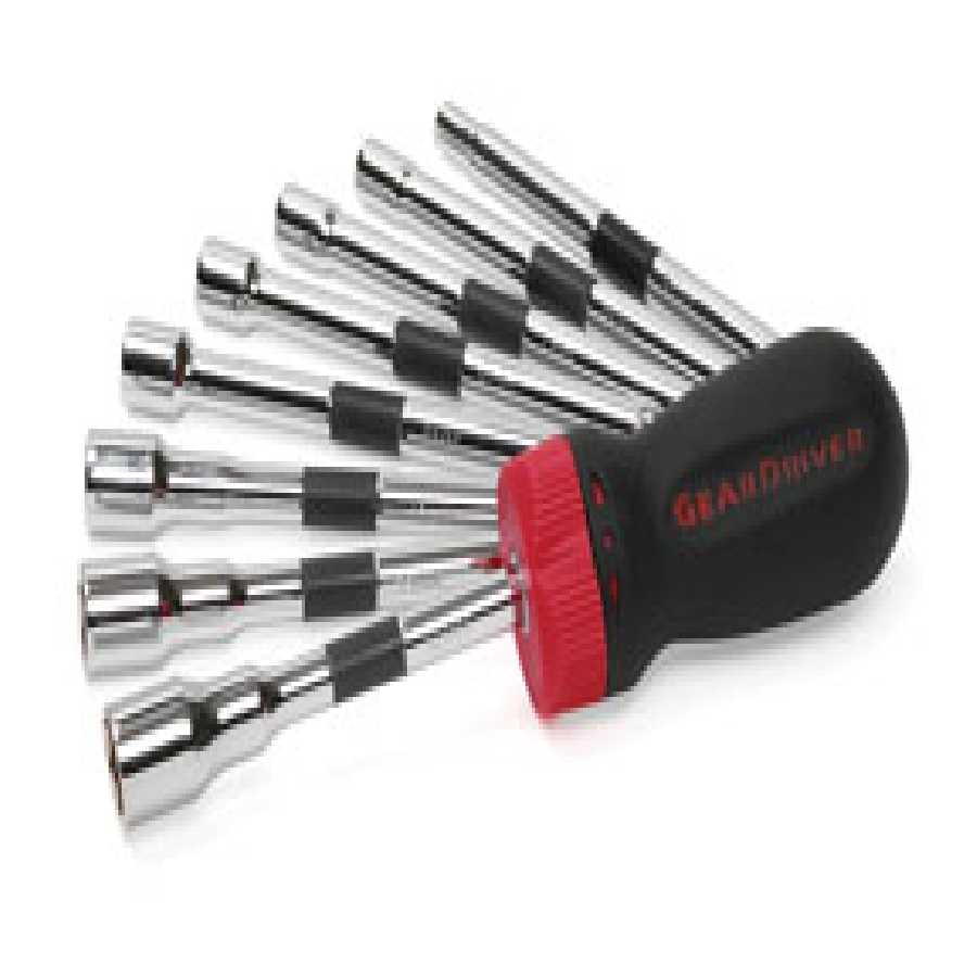 GearDriver Metric Nut Driver Set - 9-Pc
