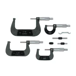 Outside Micrometer Set 0-4 In - 4-Pc