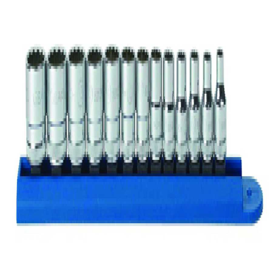 13 Pc. METRIC 12 Pt. Standard Socket Set 1/4" DRIVE