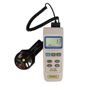 Digital Vane Anemometer w/ Real Time Data Logging