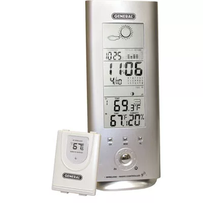 Digital Thermometer & Barometer w/ Humidity