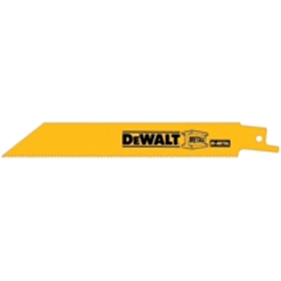 6" 14 TPI Straight Back Bi-Metal Reciprocating Blade (5 pack)