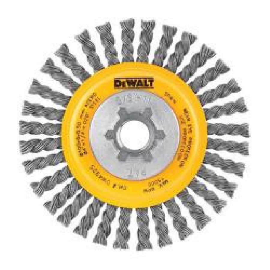 4" x 5/8"-11 HP .020 Carbon Cable Twist Wire Wheel
