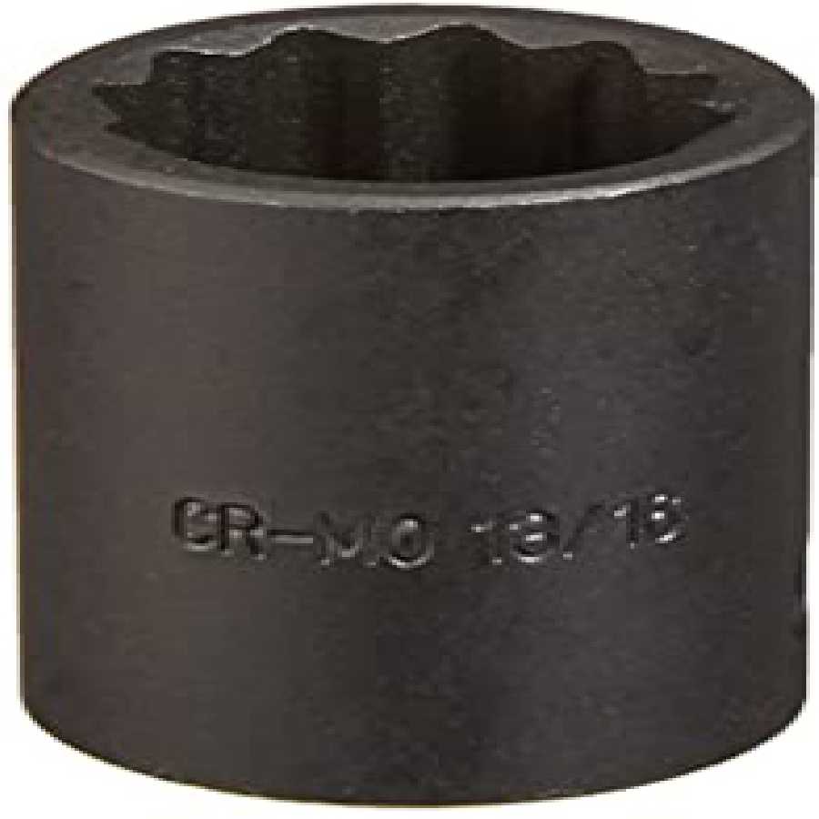 1/2" Drive x 13/16", Standard, 12 Point Impact Socket