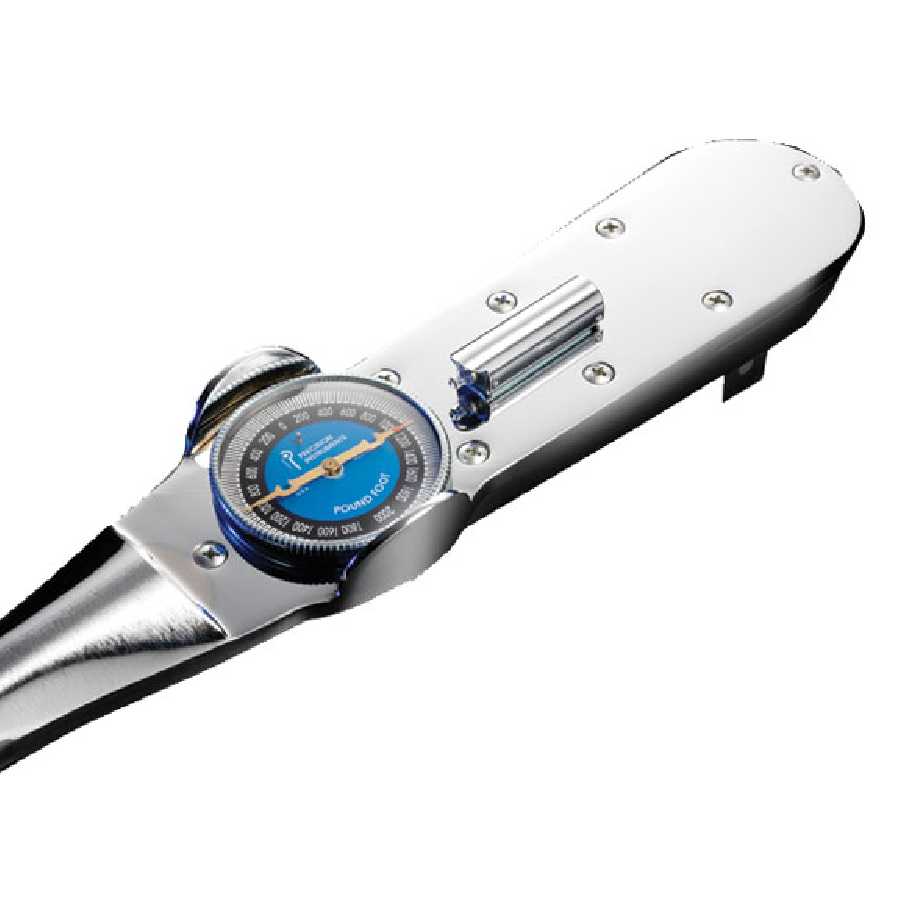 1" Drive Dial Type Torque Wrench w/ Light Signal - 400-2000 ft-l