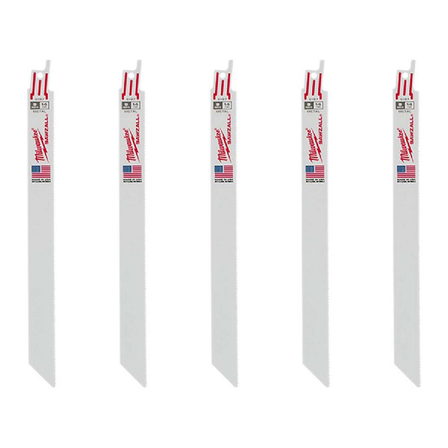 9" 14 TPI Sawzall(R) Blades (5 Pk)