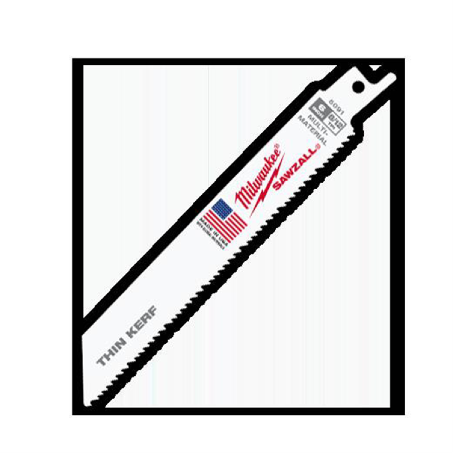 6" 8/12 TPI Sawzall(R) Blades (5 Pk)