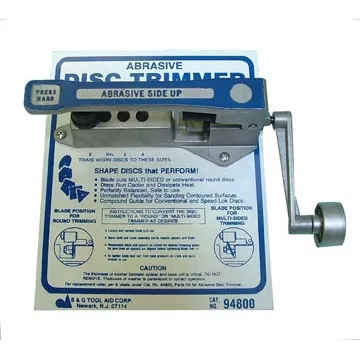 c. Abrasive Disc Trimmer