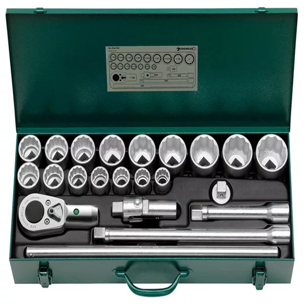 55a/16/6 - Socket set 3/4" 55a/16/6 - Socket set 3/4"