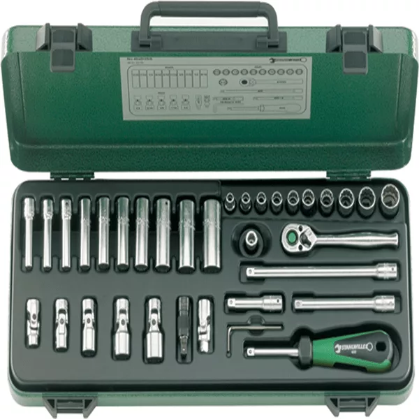 40aD/25/8 - Socket Set 1/4" Drive 40aD/25/8 - Socket Set 1/4" Drive