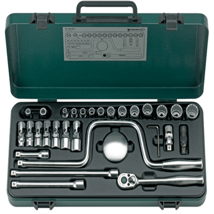 45a/19/9 - Socket Set 3/8" Drive 45a/19/9 - Socket Set 3/8" Drive