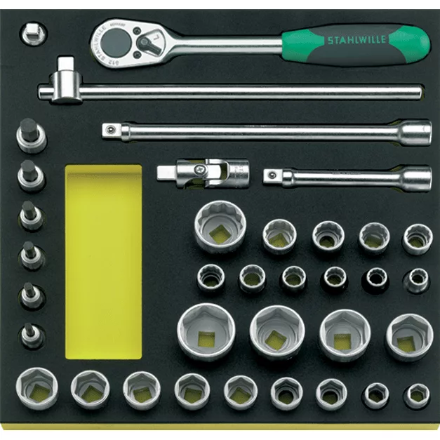 TCS 50/52/30/6 MF - 1/2" tools in TCS Inlay TCS 50/52/30/6 MF - 1/2" tools in TCS Inlay
