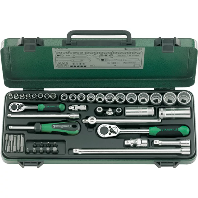 40/45/37/12 - Socket set 1/4"; 3/8" Drive 40/45/37/12 - Socket set 1/4"; 3/8" Drive