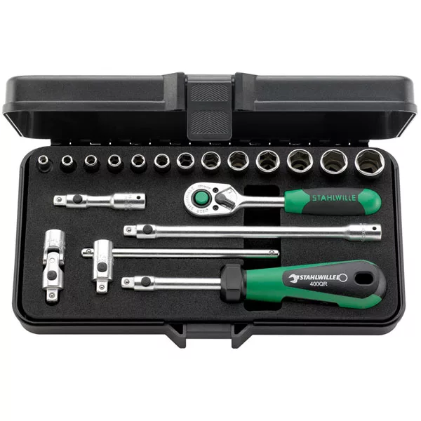 40/13/6QR 1/4 Inch Drive Socket Set 19 Pc 40/13/6QR 1/4 Inch Drive Socket Set 19 Pc