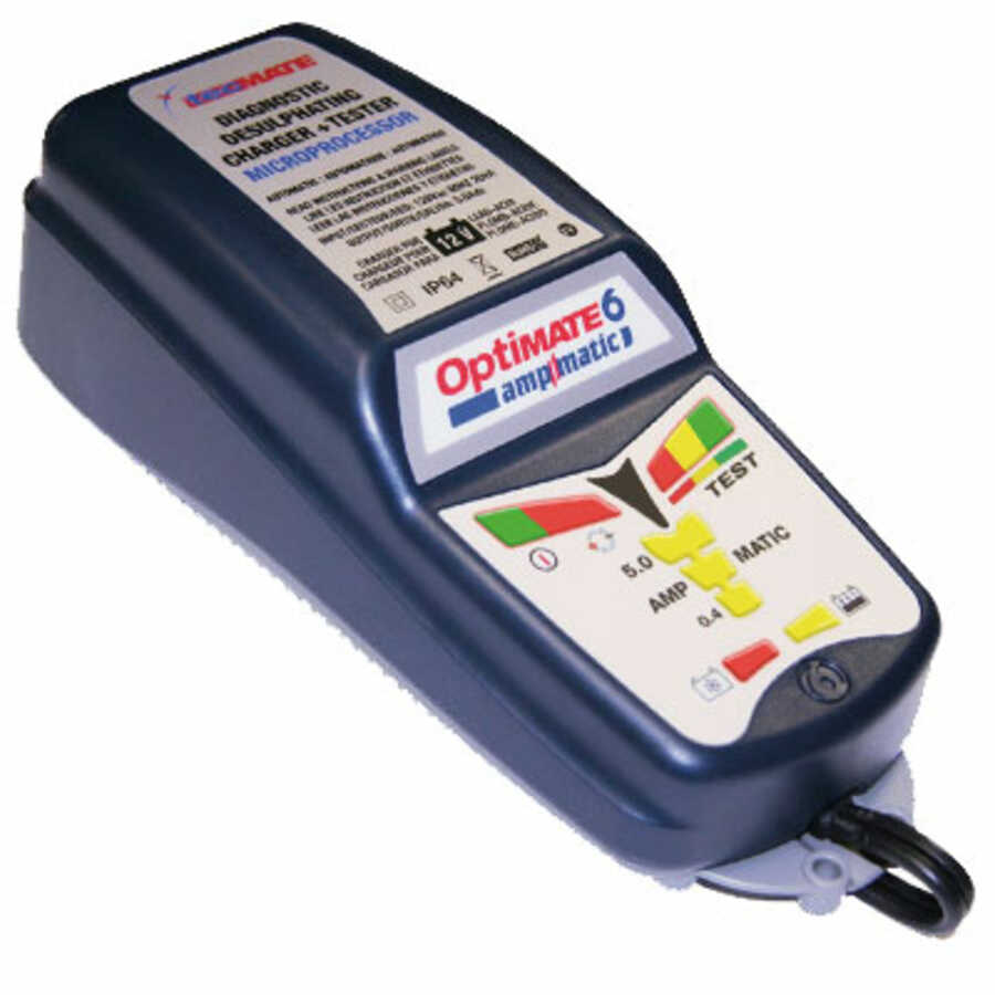 Tecmate Optimate 4 Desulfating Battery Charger Tester Maintainer Triumph BMW