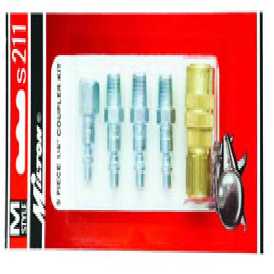 5 Piece M-Style Air Coupler Kit