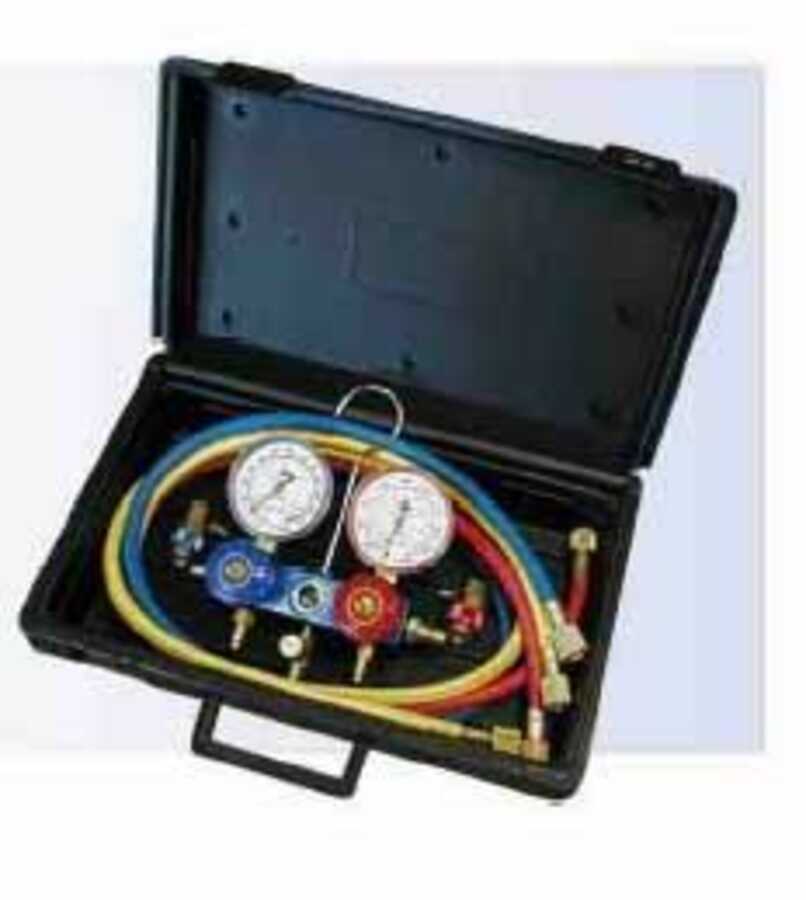 R12, R22, and R502 2way Manifold Gauge Set Mastercool 95772