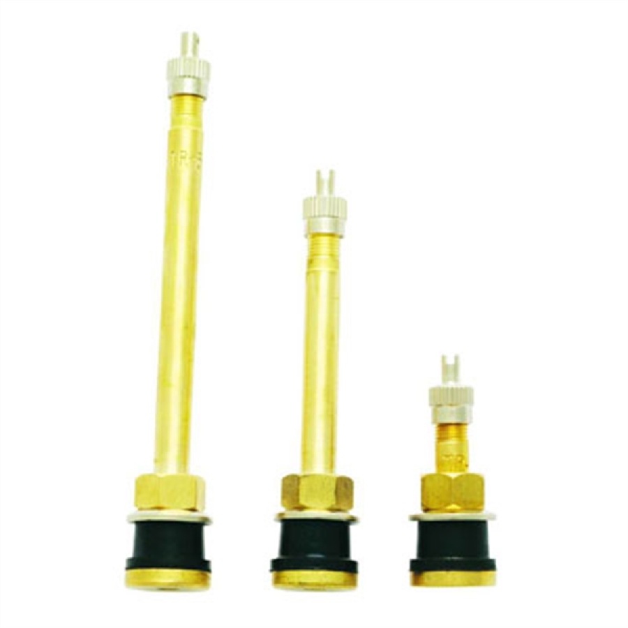 Truck and Bus Clamp-In Tubeless Tire Air Valves - 3 9/32" Length