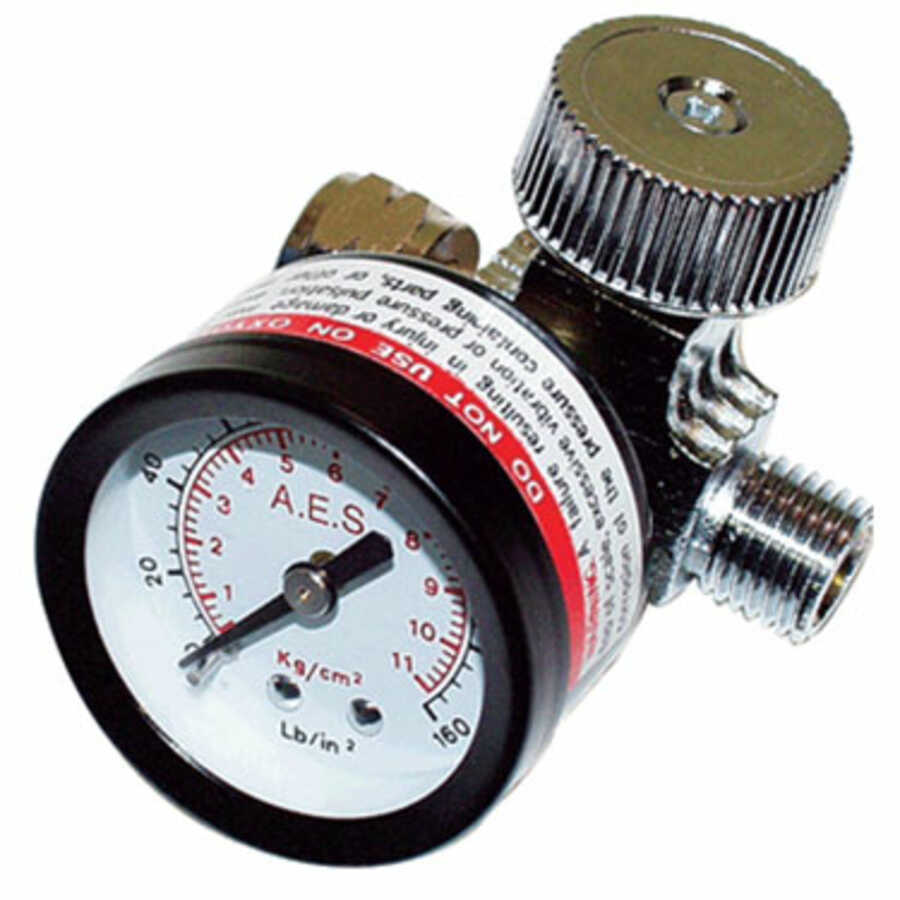 Air Regulator with 160-PSI Gauge