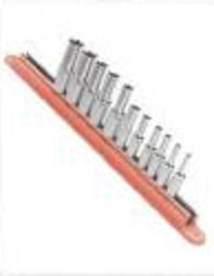 1/4" Magnetic Socket Rail (Blaze Orange)