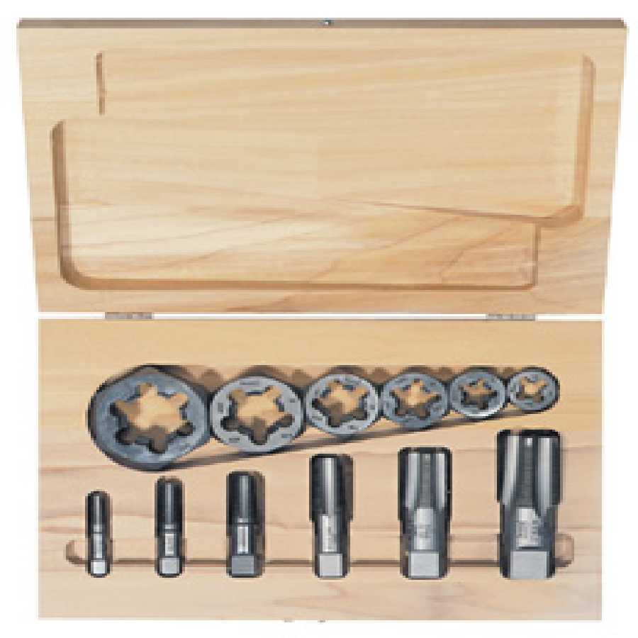 Hexagon Re-Threading Die Set
