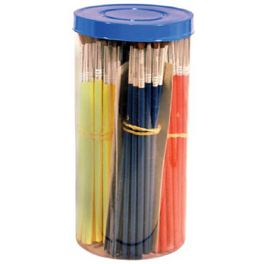144pc Assorted Artist Brush Display