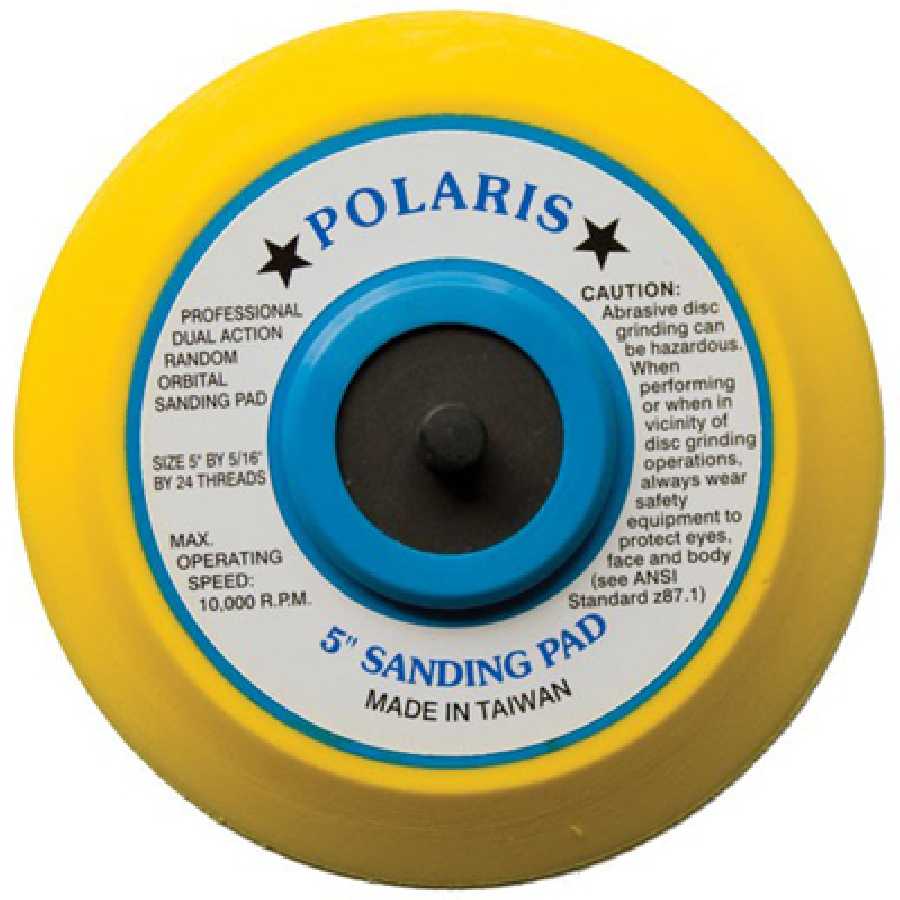 5" Vinyl Face Tapered DA Pad for PSA Paper