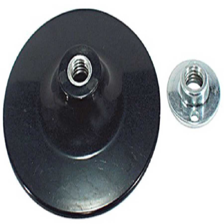 AES Industries | 51927 | 7" Nylon Backing Plate for Sanders - 5/8"-11 Thread