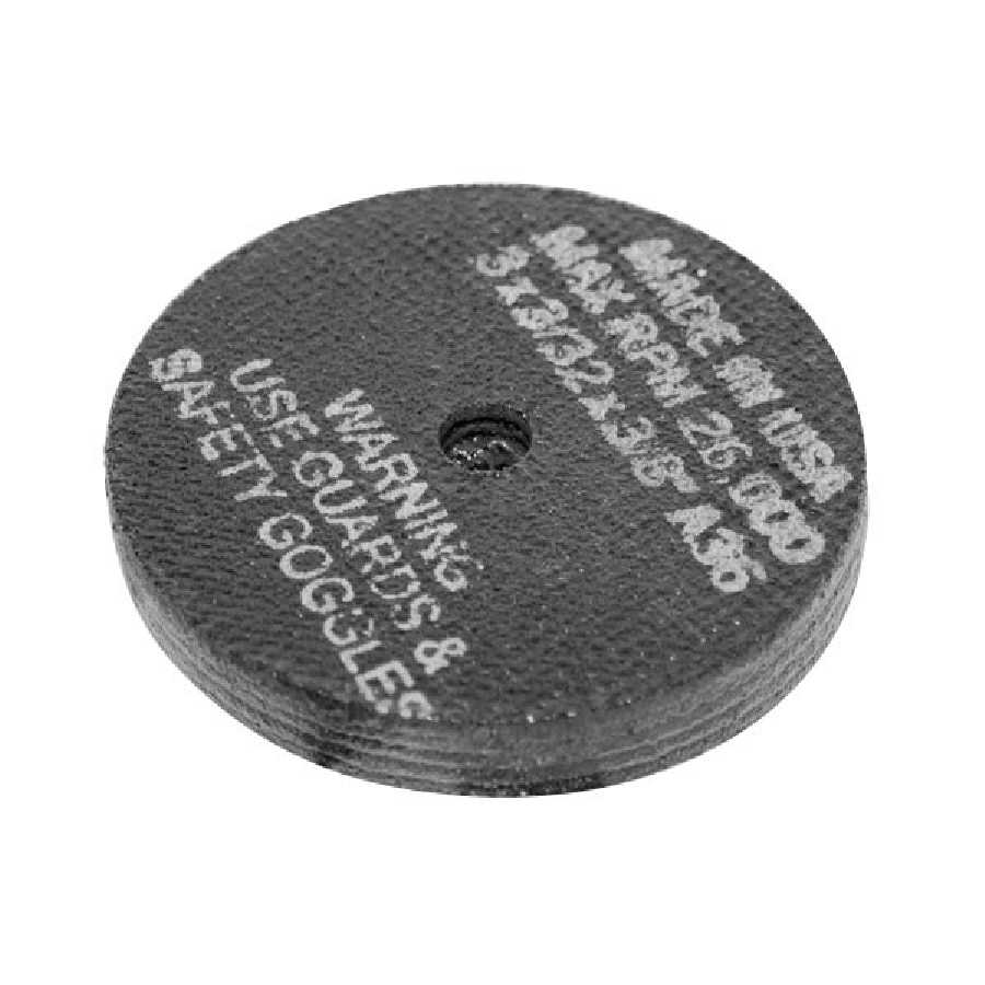 3" X 3/32" X 3/8" Cut-Off Wheels (5 Count)