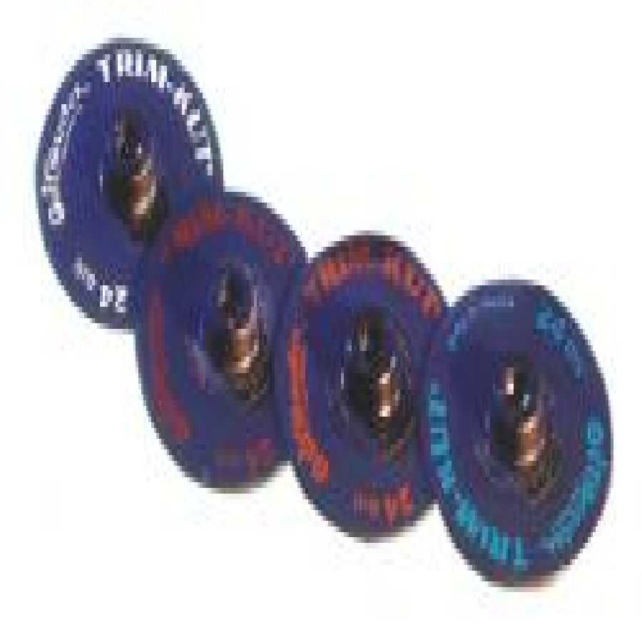 Trim-Kut All N 1 3" Aluminum Oxide Discs White Print 24 Grit 25