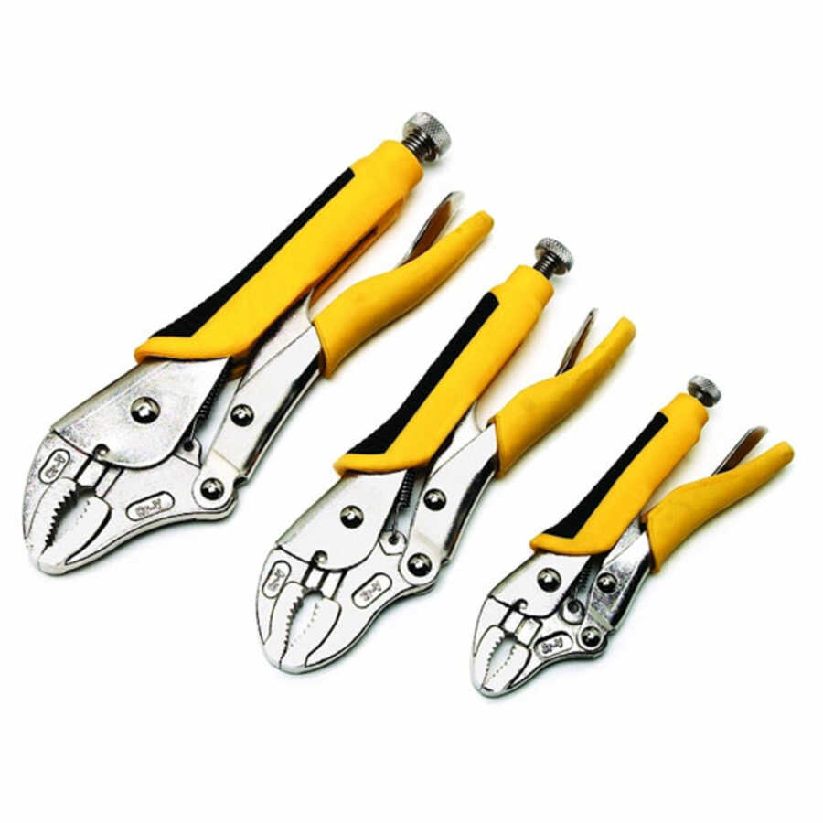 Getta-Grip Locking Pliers Set 3-Pc