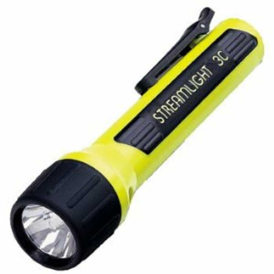 3C Propolymer Luxeon Battery Powered Flashlight (Yellow)