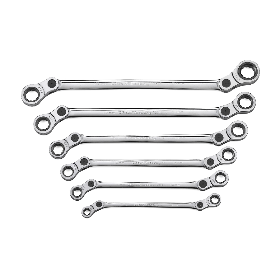 Indexing Double Box Ratcheting Wrench Set 6-Pc