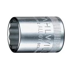 40D-9 1/4" Drive 12Pt Socket 9mm