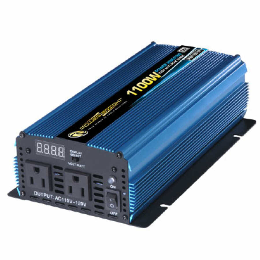 12V Modified Sine Wave Power Inverter 1100 Watt Continuous, 2200