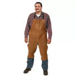 Weld-Rite Leather Split Leg Bib Apron