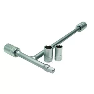 Tri-Drive Mini T-Handle Kit, 1/4 in w/8,10,12,13mm Sockets