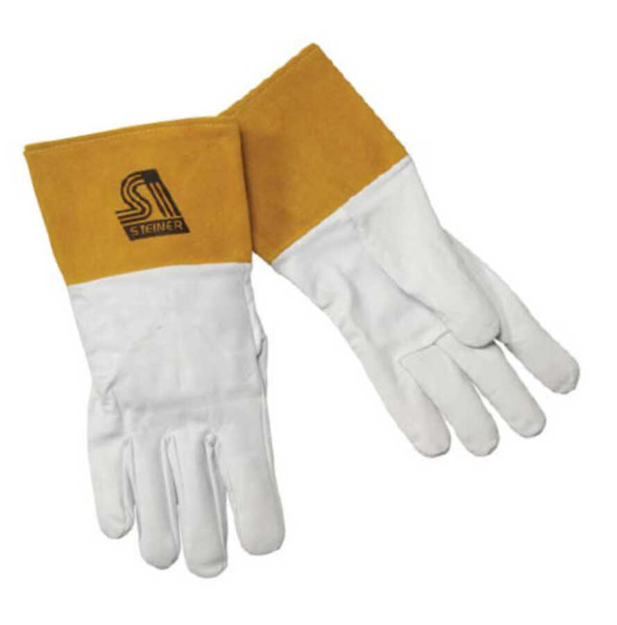 Sensi-TIG Welding Gloves 4" Gold Cuff Large